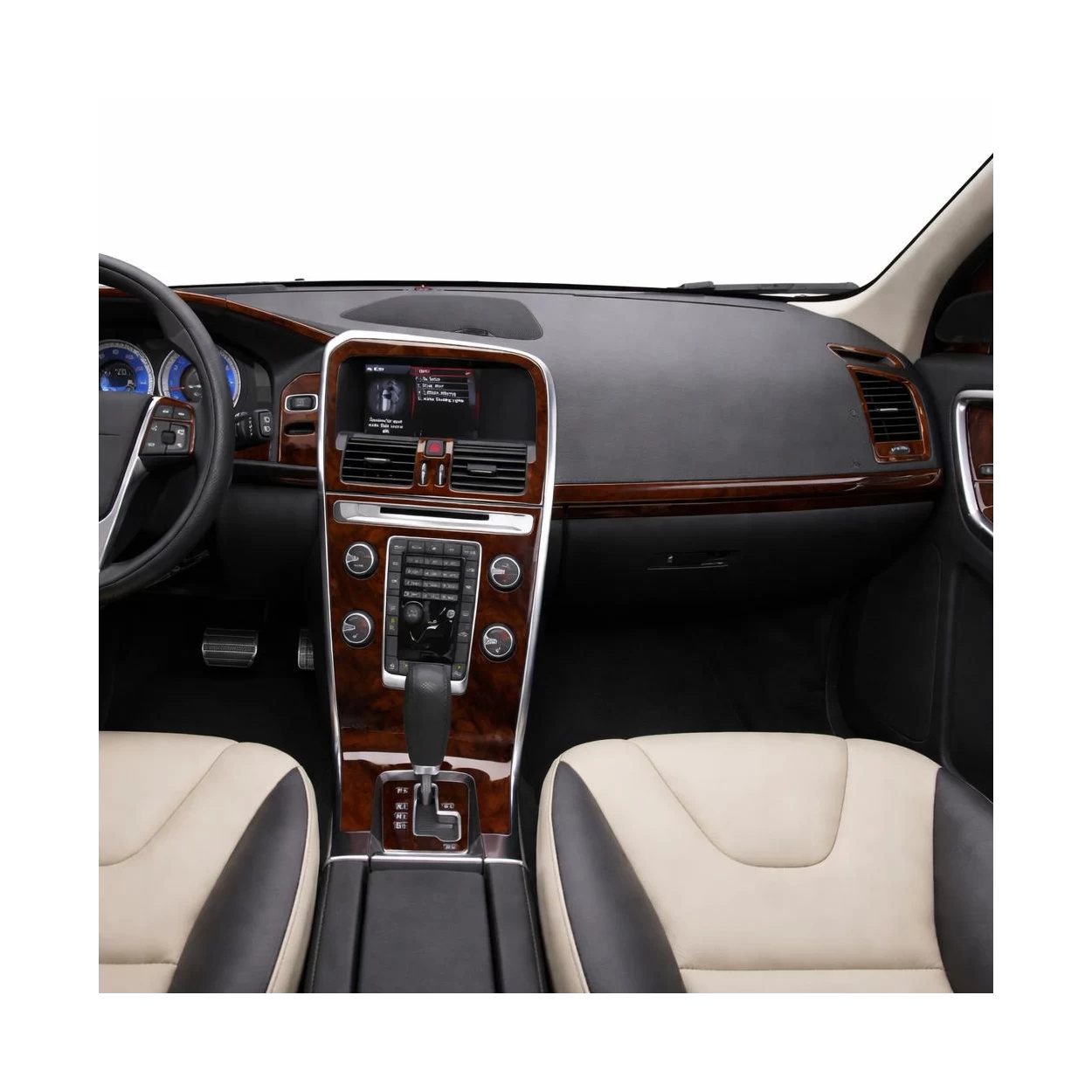 Volvo XC60 2008-2012 3D Interior Dashboard Trim Kit Dash Trim Dekor 30-Parts