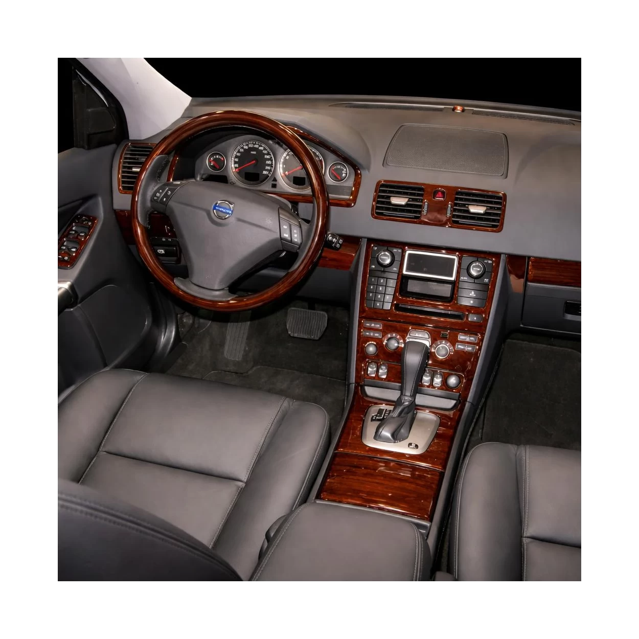 Volvo XC90 2003-2013 3D Interior Dashboard Trim Kit Dash Trim Dekor 51-Parts