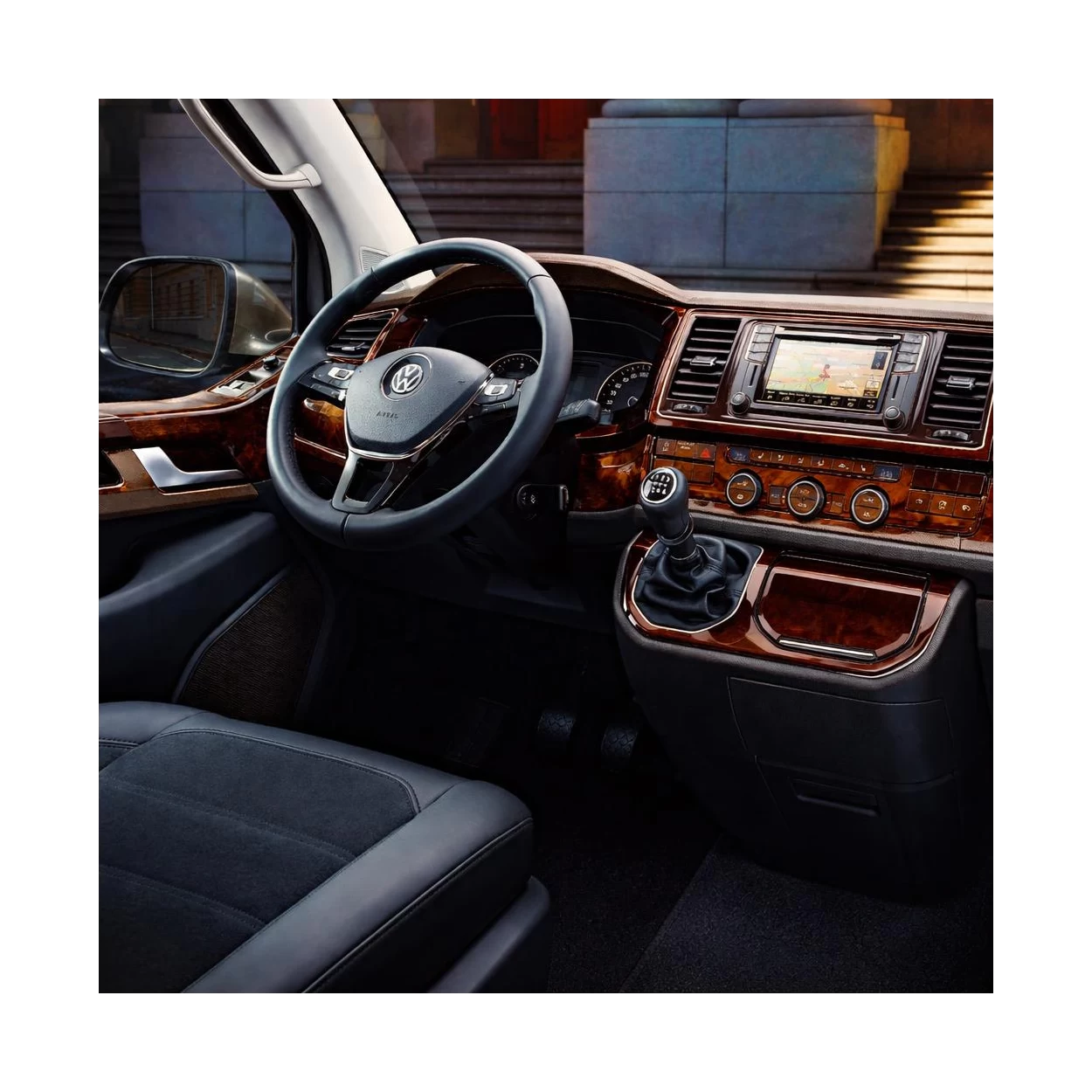 Volkswagen Transporter T6 2016 3D Interior Dashboard Trim Kit Dash Trim Dekor 38-Parts