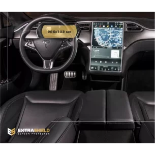 Tesla Model S 2012 - Present Digital Speedometer 12,3" ExtraShield Screeen Protector