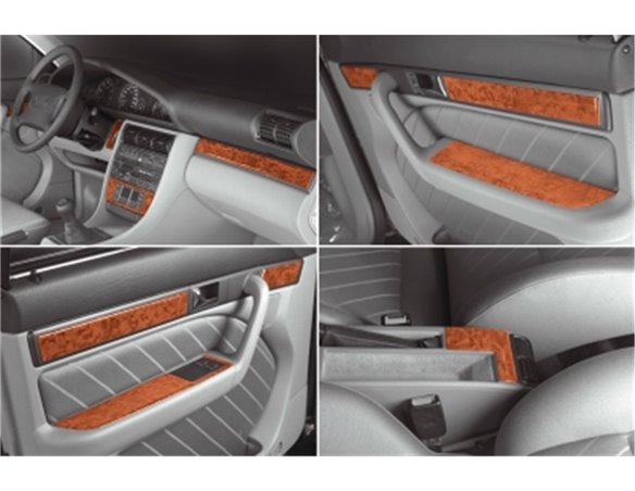 Audi A4 B6 Typ 8E-8H 10.2000 3M 3D Car Tuning Interior Tuning Interior Customisation UK Right Hand Drive Australia Dashboard Tri