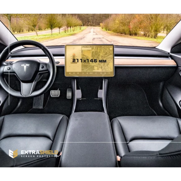 Tesla Model S 2021 - Present Rear climate control ExtraShield Screeen Protector