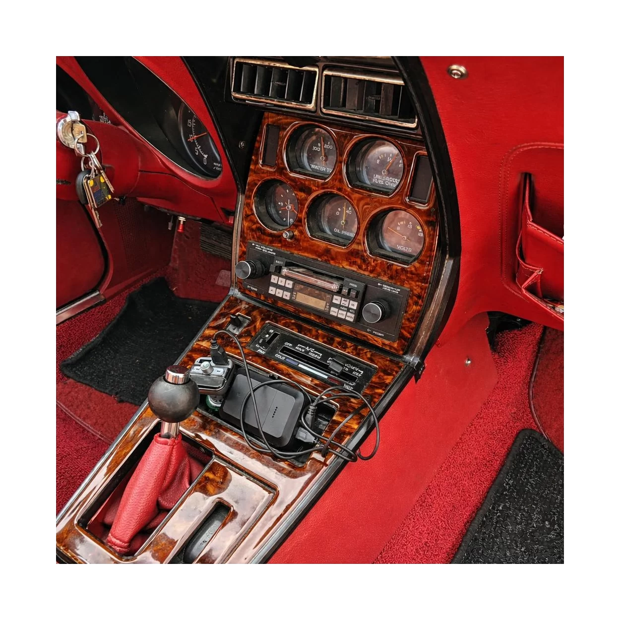 Chevrolet Corvette C3 1982-1982 Full Set, Automatic Gear Interior BD Dash Trim Kit