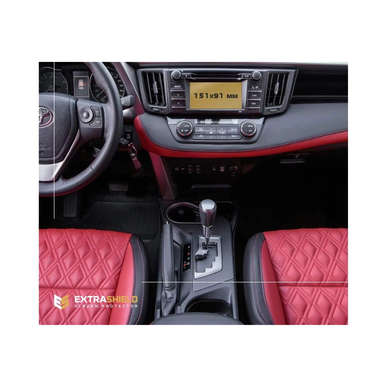 Toyota RAV4 2018 - Present Multimedia 6,5" ExtraShield Screeen Protector