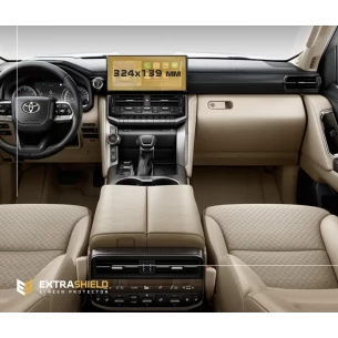 Toyota Land Cruiser 300 2021 - Present Full color LCD monitor (12.3") ExtraShield Screeen Protector