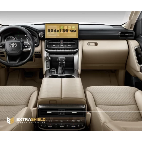 Toyota Land Cruiser 300 2021 - Present Full color LCD monitor (12.3") ExtraShield Screeen Protector