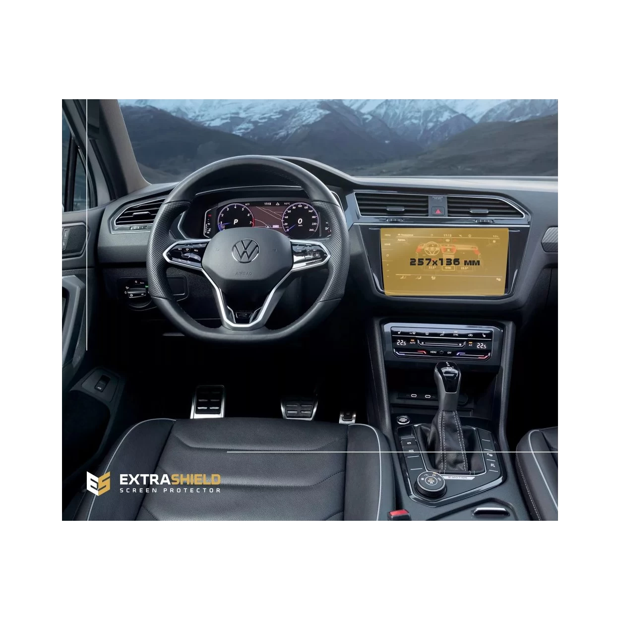 Volkswagen Tiguan (MK2) R-Line 2016 - Present Multimedia Discover Pro 9,2" ExtraShield Screeen Protector