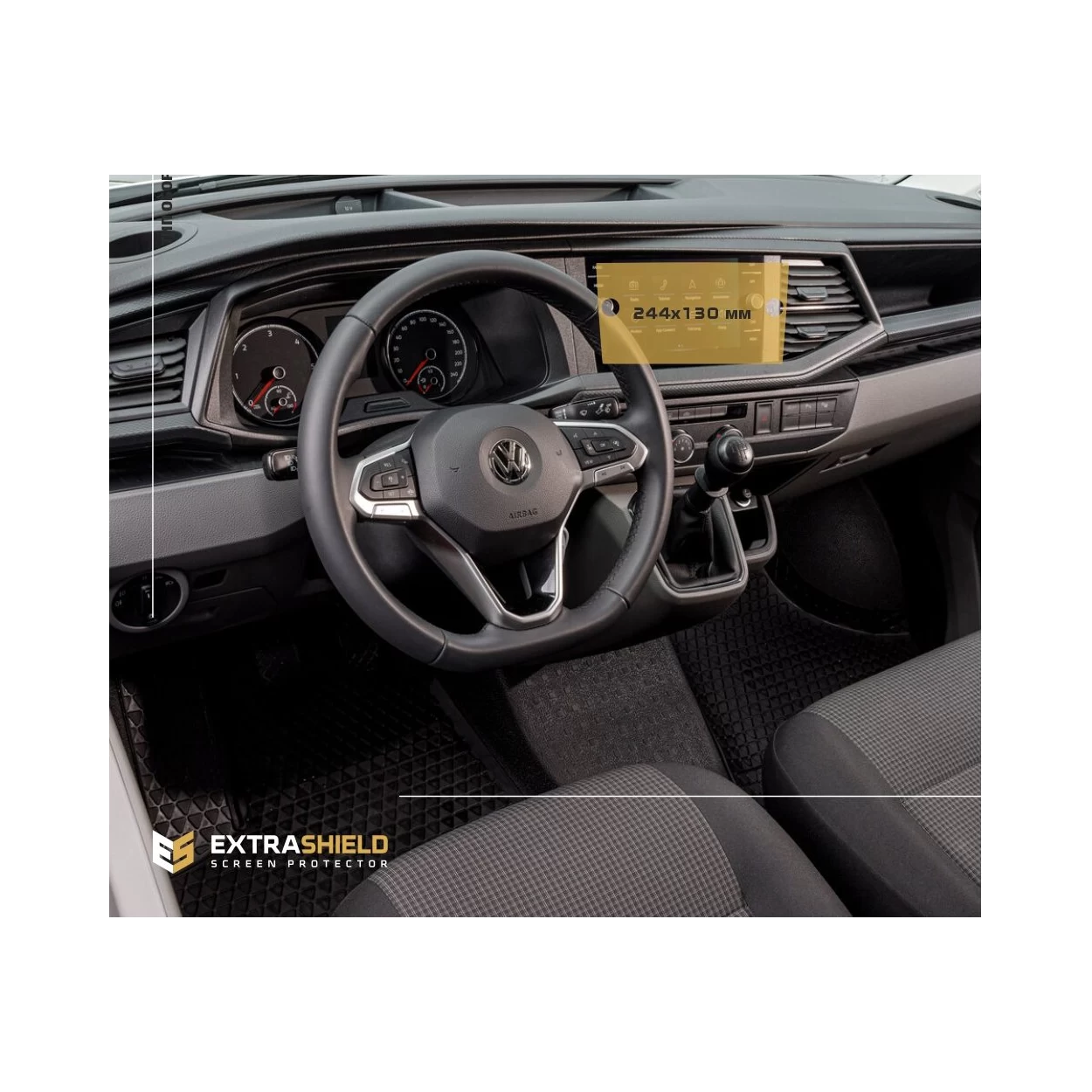 Volkswagen Transporter 6.1 2015 - 2019 Multimedia Composition Color 6,5" ExtraShield Screeen Protector