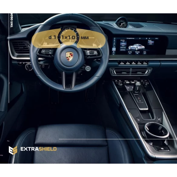 Porsche 911 (992) 2018 - Present Digital Speedometer 14" ExtraShield Screeen Protector