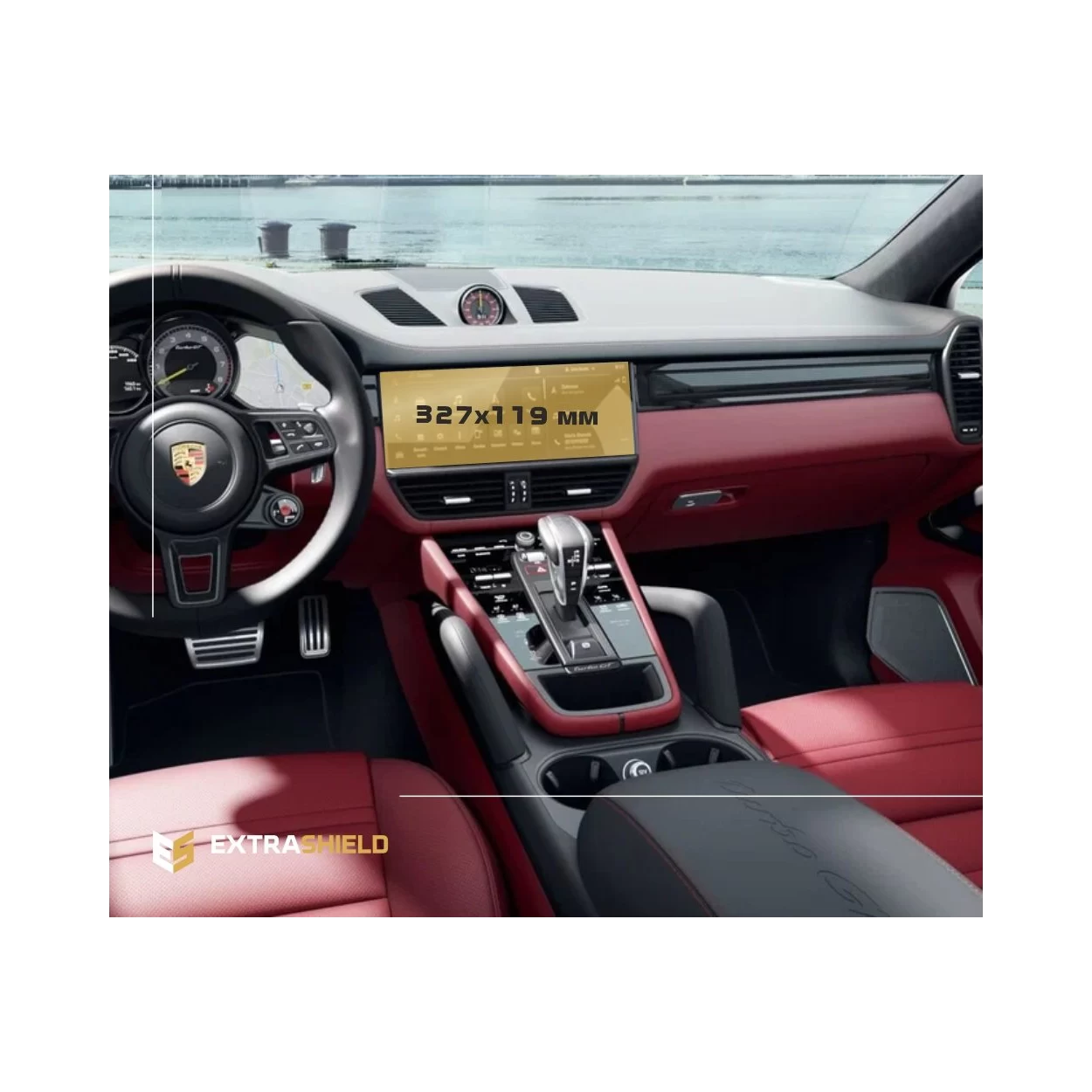 Porsche Cayenne 2017 - Present Multimedia 12" ExtraShield Screeen Protector