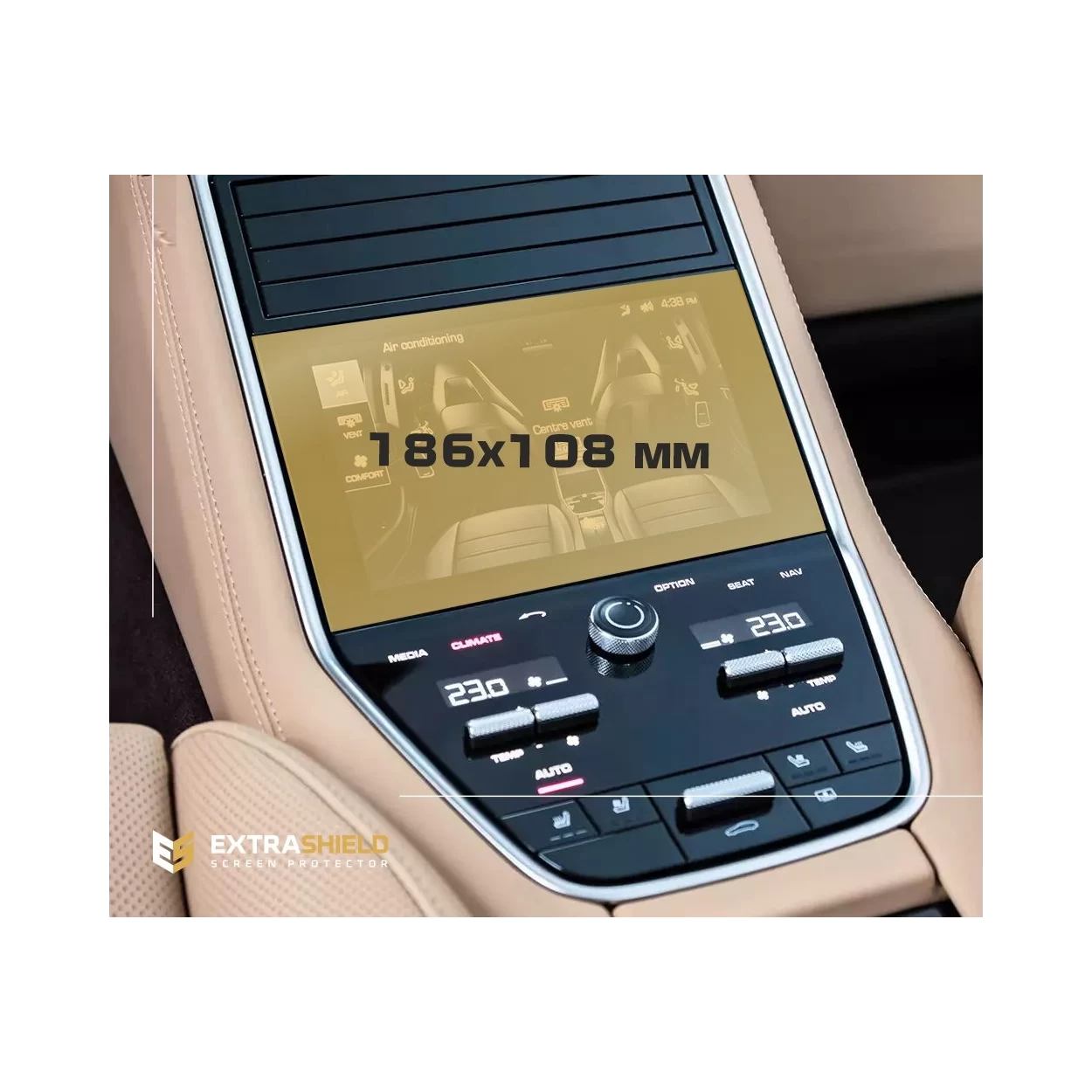 Porsche Panamera II 2017 - Present Rear Climate-Control 10,5" ExtraShield Screeen Protector