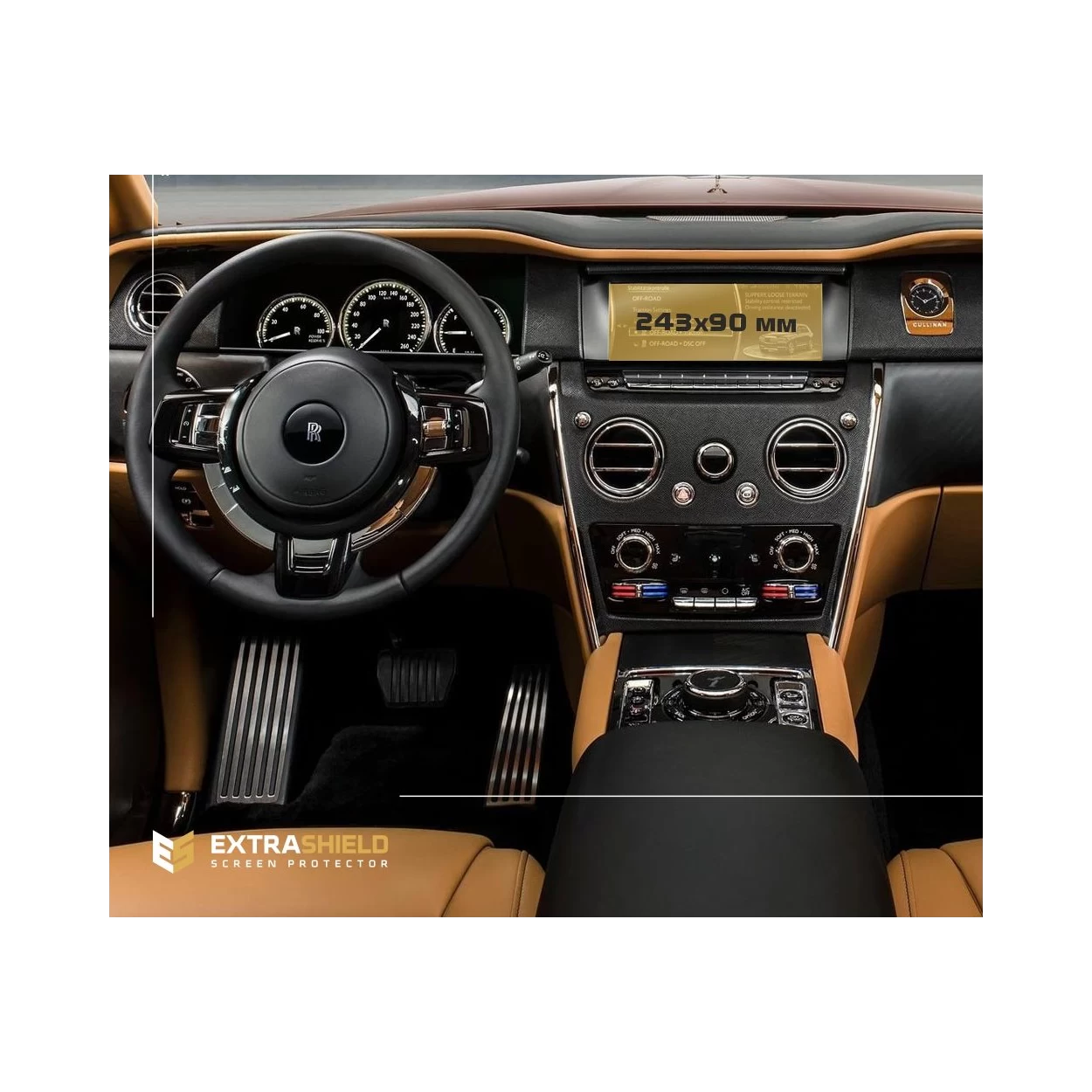 Rolls-Royce Cullinan 2018 - Present Multimedia 11" ExtraShield Screeen Protector