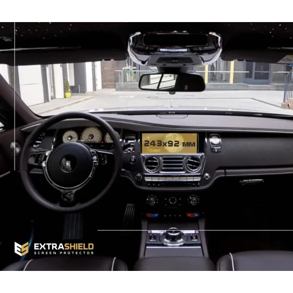 Rolls-Royce Wraith 2013 - Present Multimedia 8,8" ExtraShield Screeen Protector