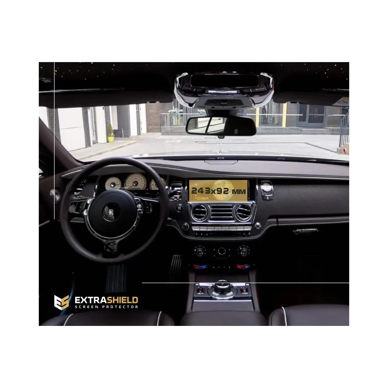 Rolls-Royce Wraith 2013 - Present Multimedia 8,8" ExtraShield Screeen Protector