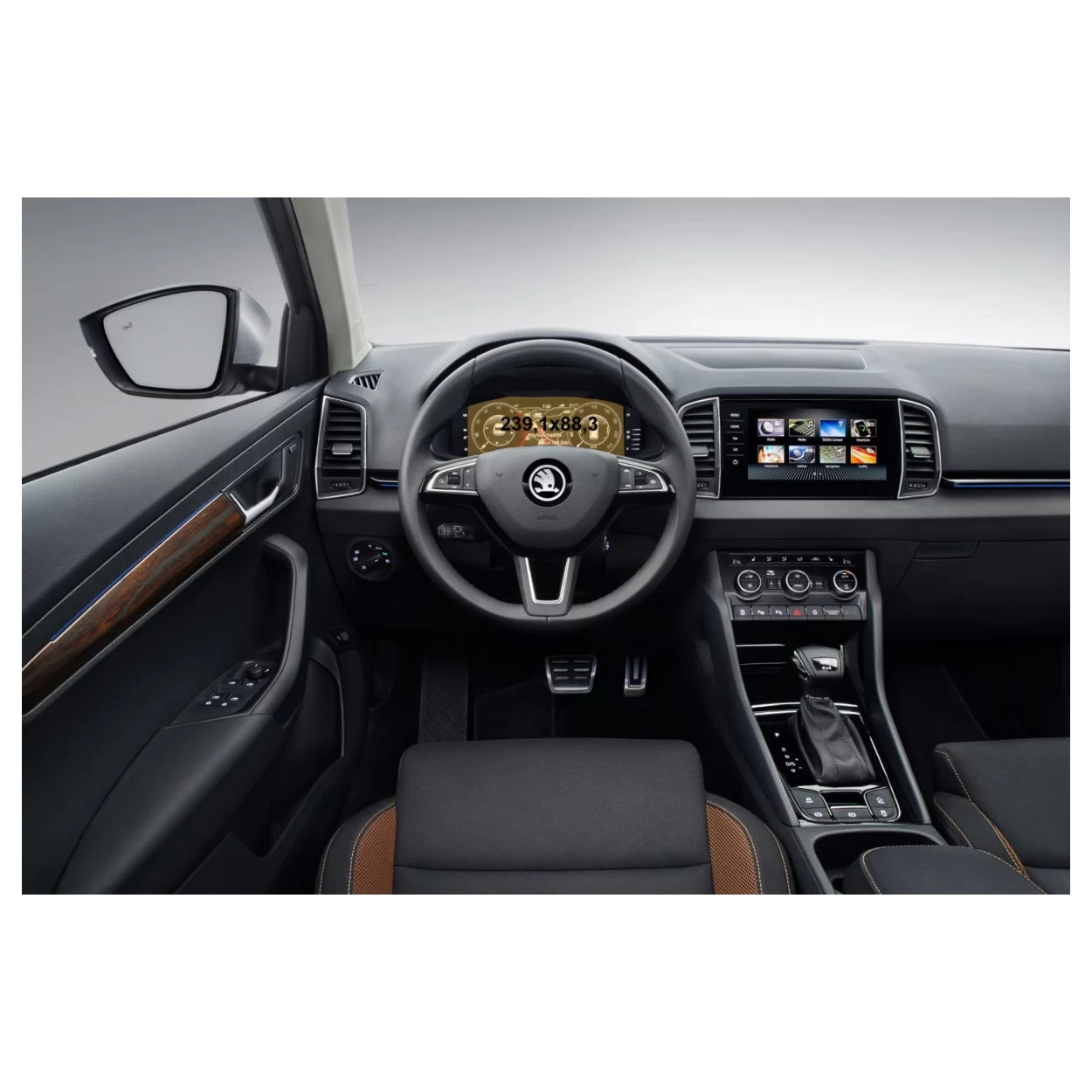 Skoda Karoq (NU7) 2017 - Present Digital Speedometer LCD-Digi 10,25" ExtraShield Screeen Protector