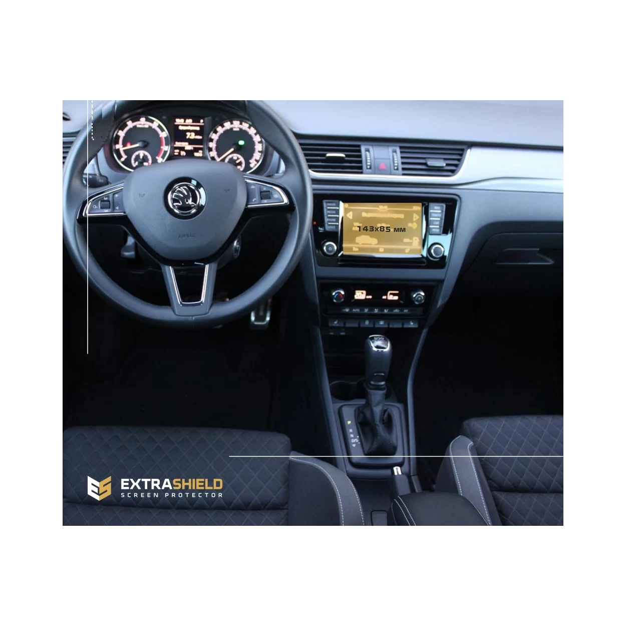 Skoda Octavia (A7) 2016 - Present Multimedia Swing 6,5" ExtraShield Screeen Protector