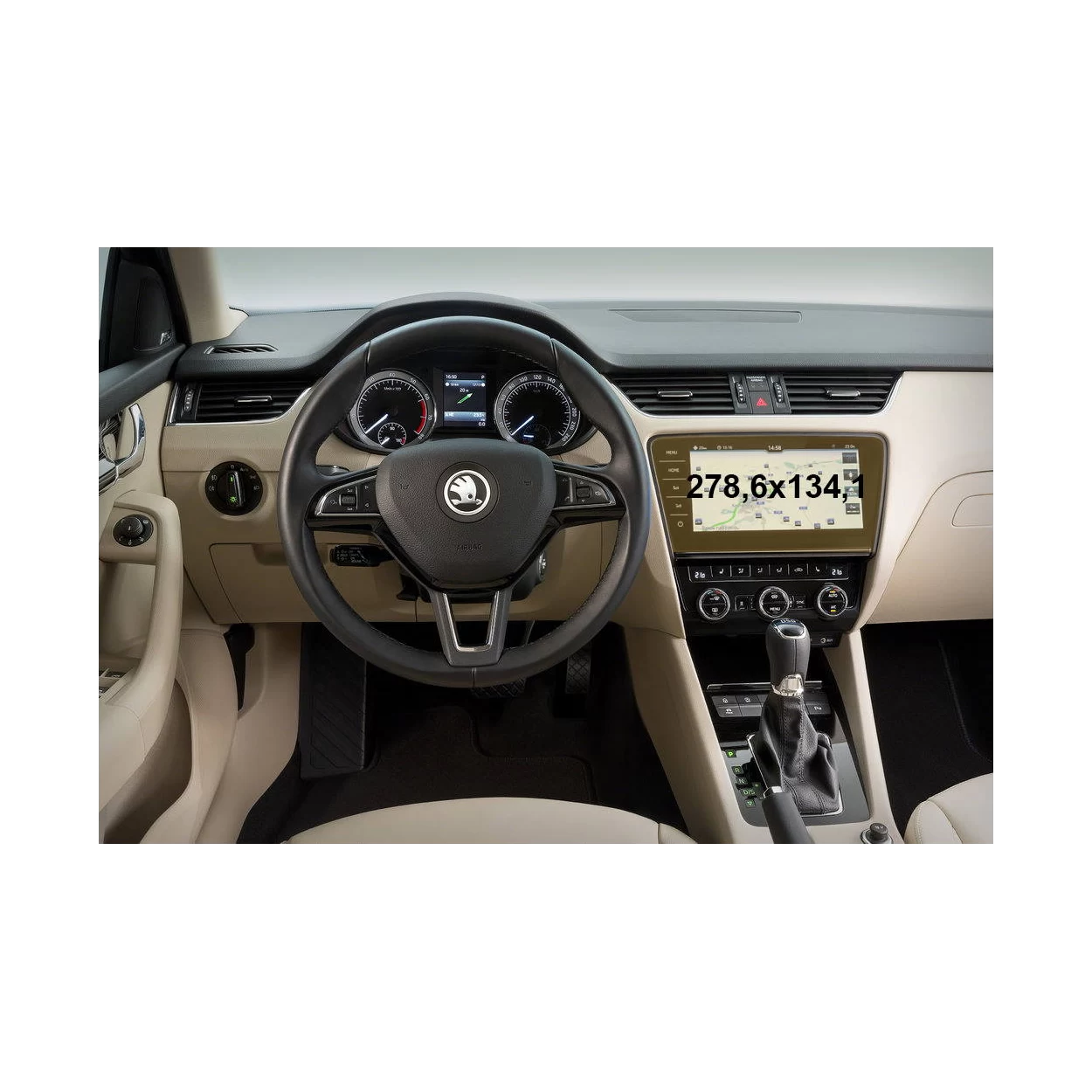 Skoda Octavia (A7) 2016 - 2019 Multimedia Bolero 8" ExtraShield Screeen Protector