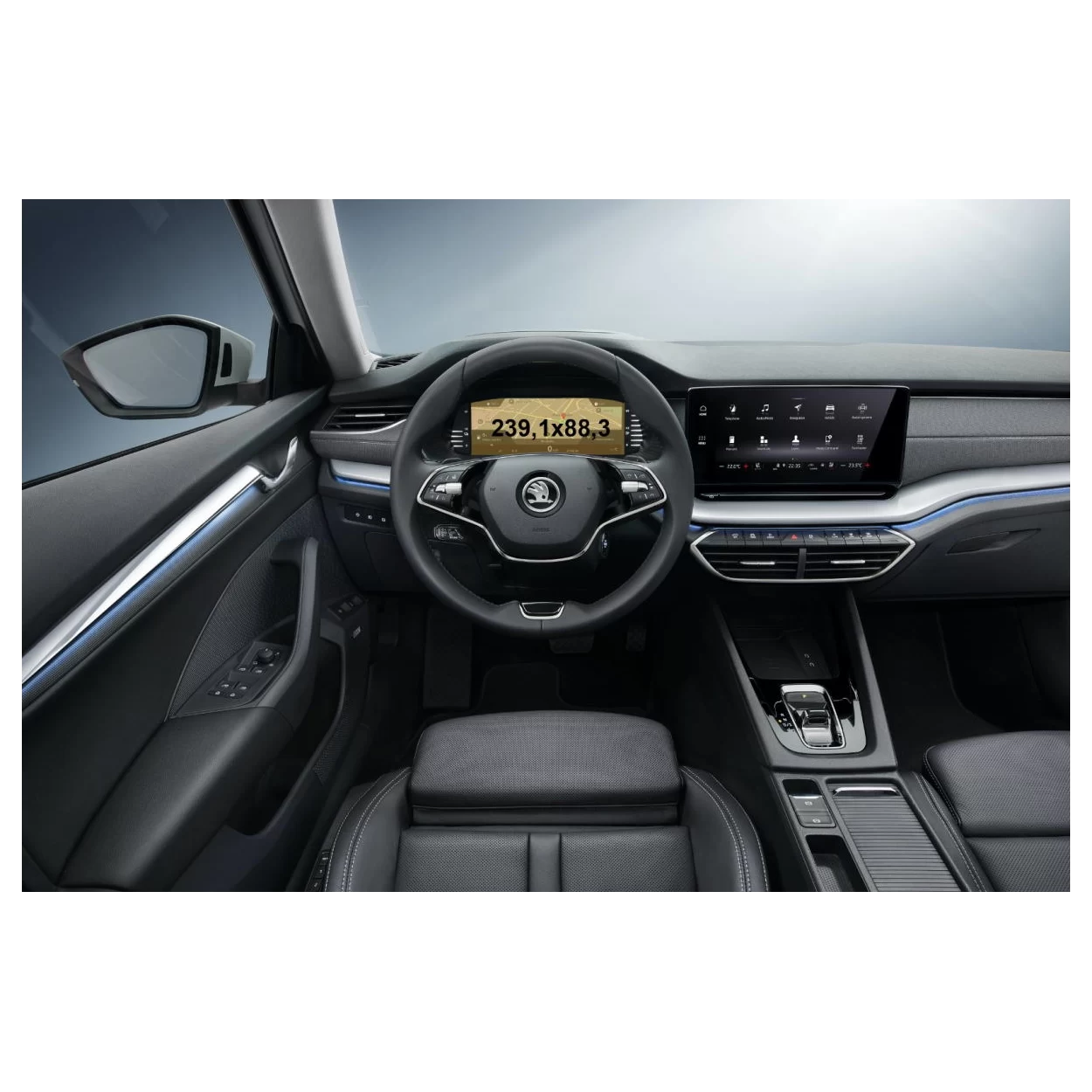 Skoda Octavia (A8) 2019 - Present Digital Speedometer LCD-Digi 10,25" ExtraShield Screeen Protector