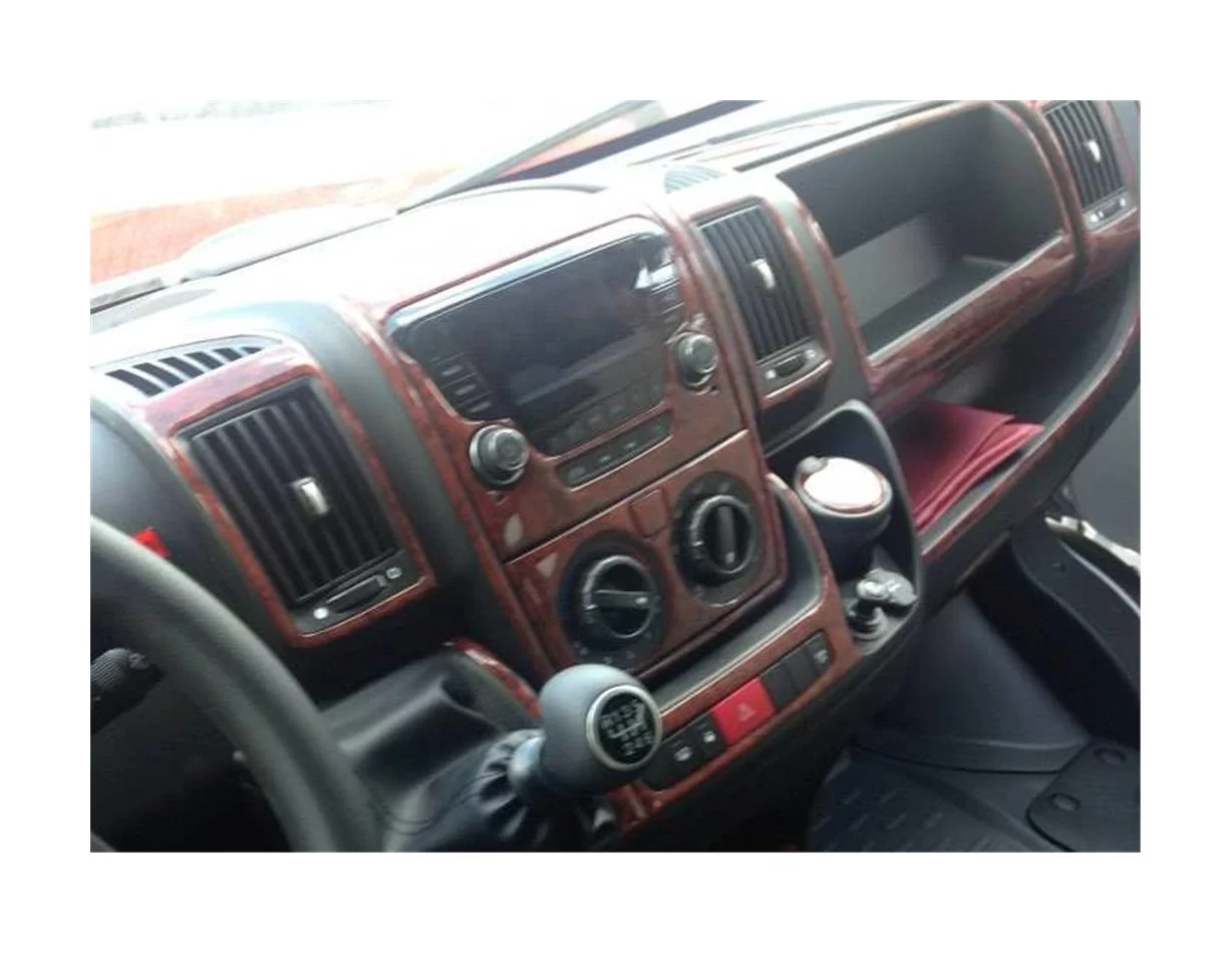Citroen Jumper 02.2006 3D Interior Dashboard Trim Kit Dash Trim Dekor 23-Parts - 1 - Interior Dash Trim Kit