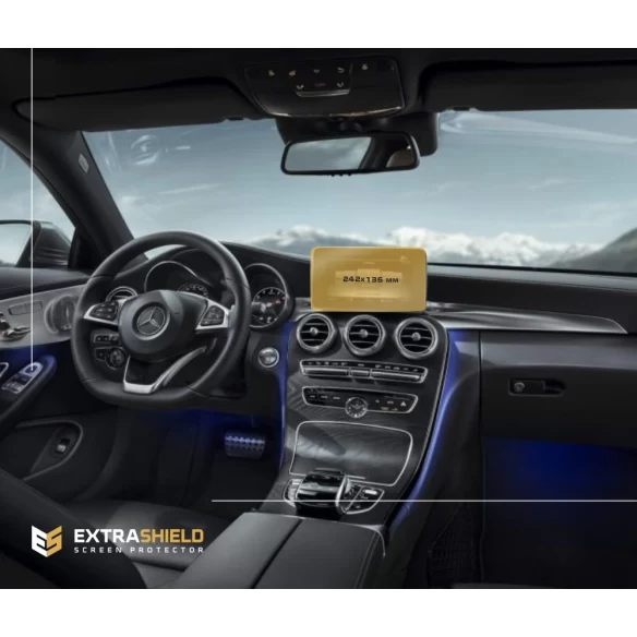 Mercedes-Benz C-class (W205/S205/C205/A205) 2014 - 2018 Multimedia 7" ExtraShield Screeen Protector