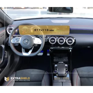 Mercedes-Benz CLA (C118) 2019 - Present Digital Speedometer + Multimedia 10,25" ExtraShield Screeen Protector