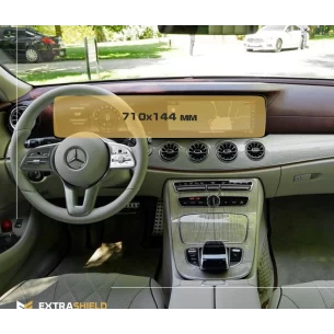 Mercedes-Benz CLS (C257) 2017 - Present Digital Speedometer + Multimedia 12,3" ExtraShield Screeen Protector