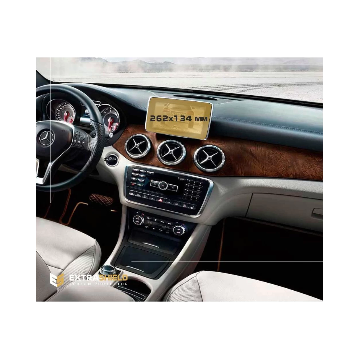 Mercedes-Benz GLA (X156) 2017 - 2020 Multimedia 8" ExtraShield Screeen Protector