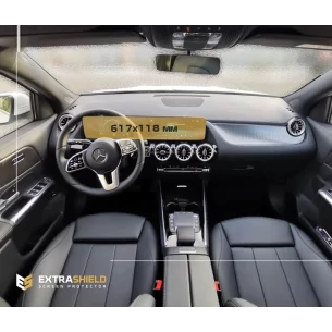 Mercedes-Benz GLA (H247) 2019 - Present Digital Speedometer + Multimedia 10,25" ExtraShield Screeen Protector