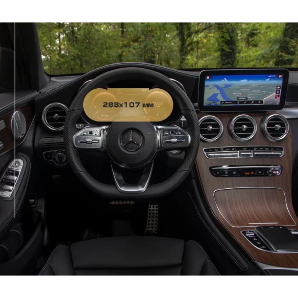 Mercedes-Benz GLC (X253/C253) 2019 - Present Digital Speedometer 10,25" ExtraShield Screeen Protector