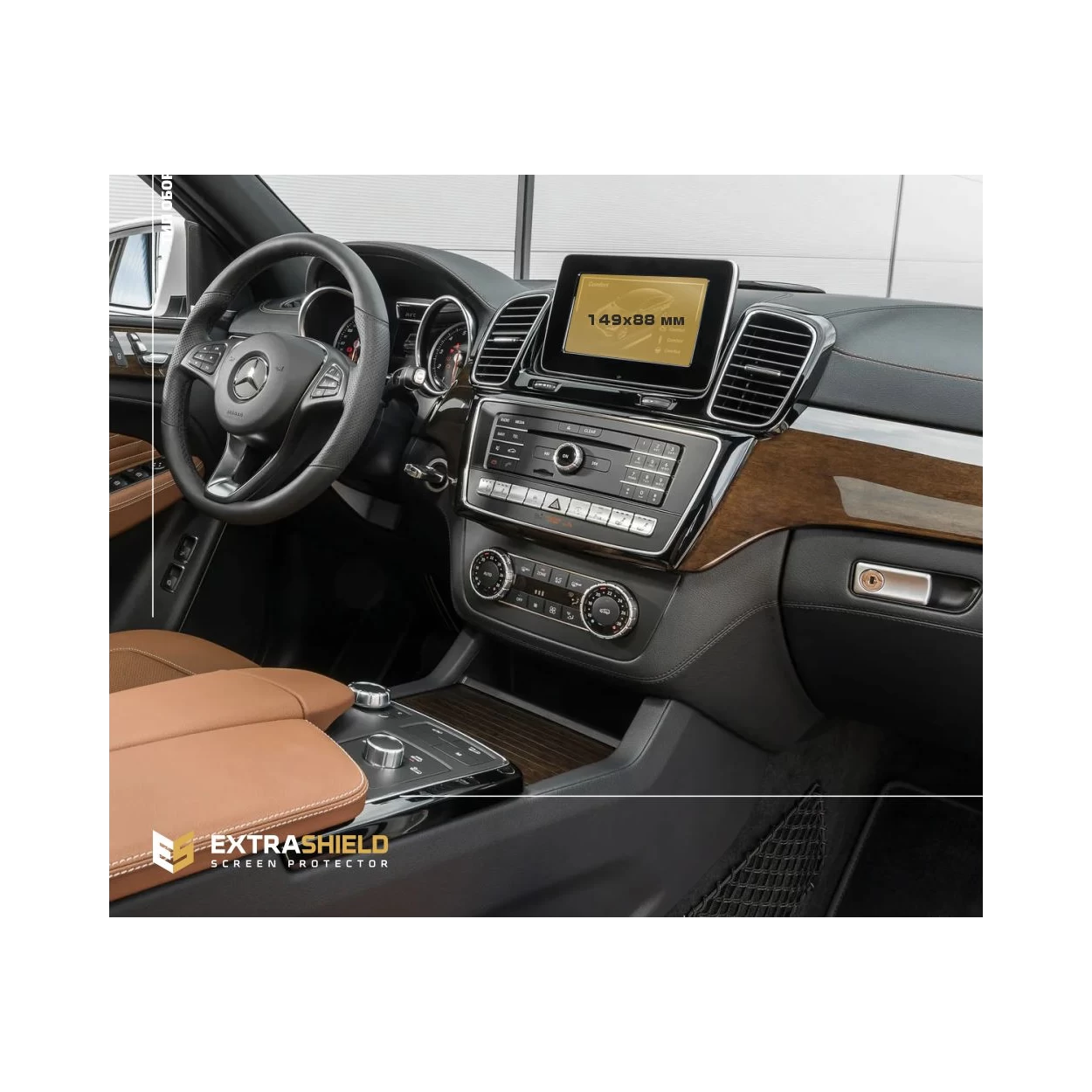 Mercedes-Benz GLE (W166) 2015 - 2019 Multimedia 5,8" ExtraShield Screeen Protector