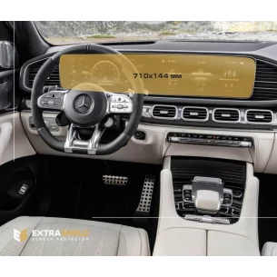 Mercedes-Benz GLS (W167) 2019 - Present Digital Speedometer + Multimedia 12,3" ExtraShield Screeen Protector