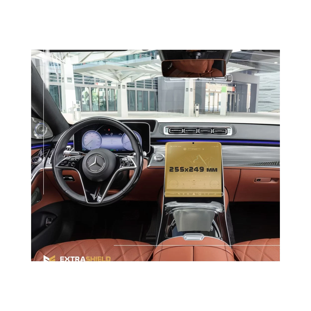 Mercedes-Benz S-class (W223/Z223) 2020 - Present Multimedia 12,8" ExtraShield Screeen Protector