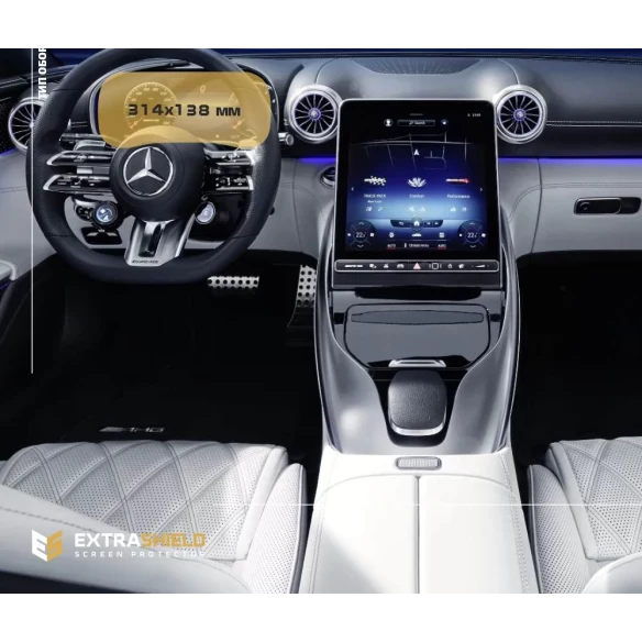 Mercedes-Benz SL-Class 2022 - Present Digital Speedometer ExtraShield Screeen Protector