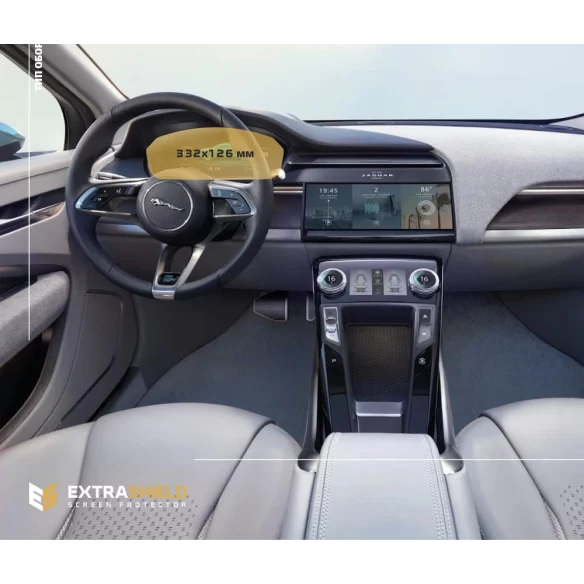 Jaguar I-PACE 2018 - Present Digital Speedometer ExtraShield Screeen Protector