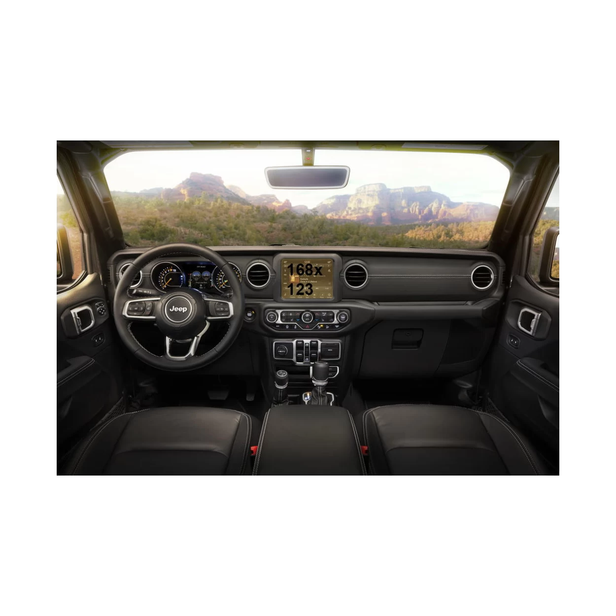 Jeep Grand Wagoneer 2021 - Present Passenger monitors (2pcs,) ExtraShield Screeen Protector