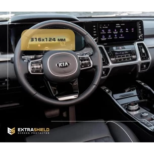 KIA Sorento 2020 - Present Digital Speedometer LCD-Digi 12,3" ExtraShield Screeen Protector