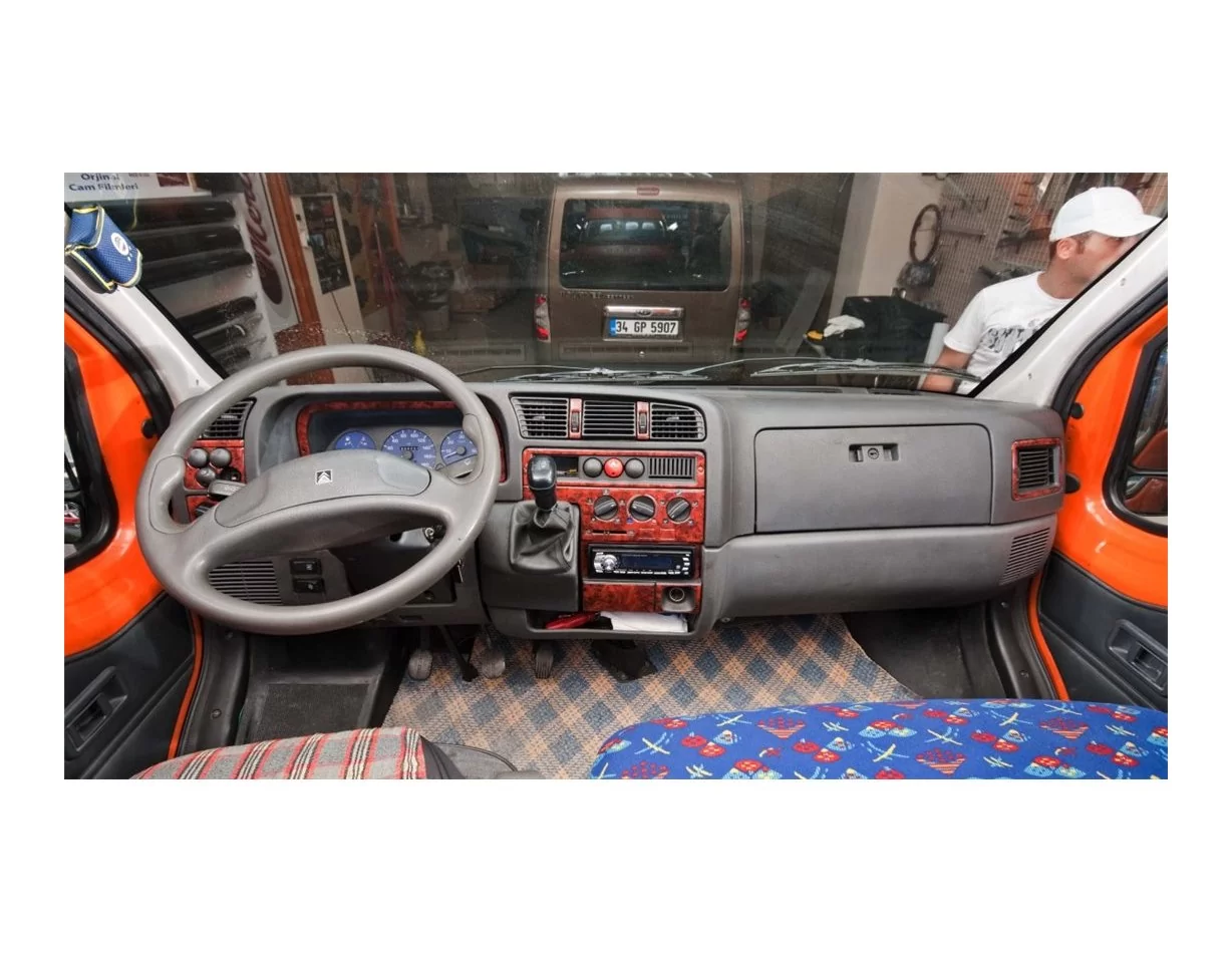 Citroen Jumper 09.94-02.02 3D Interior Dashboard Trim Kit Dash Trim Dekor 32-Parts - 1 - Interior Dash Trim Kit