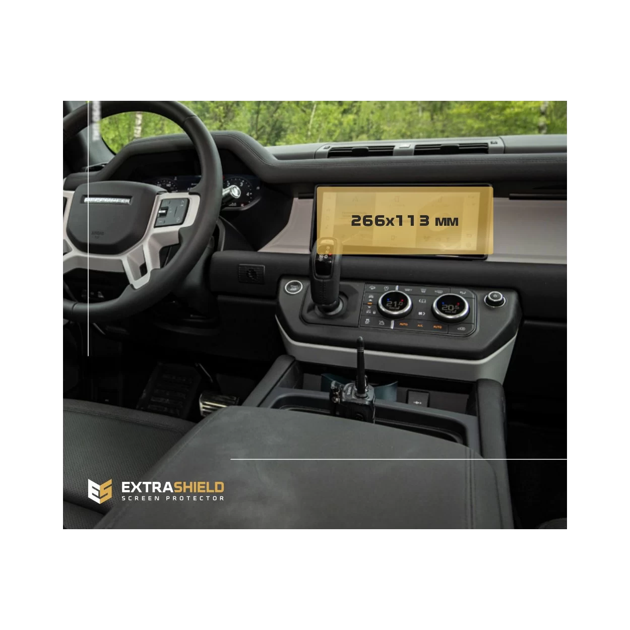 Land Rover Defender (90-110) 2019 - Present Multimedia 10" ExtraShield Screeen Protector