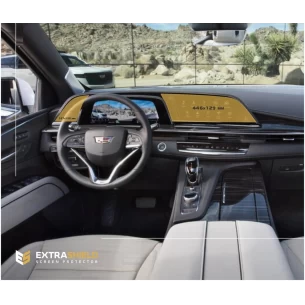 Cadillac Escalade 2021 - Present Multimedia system 16.9" x 7.2" ExtraShield Screeen Protector