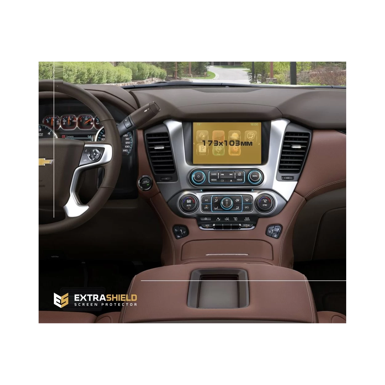 Chevrolet Tahoe 2013 - 2021 Multimedia 9" ExtraShield Screeen Protector