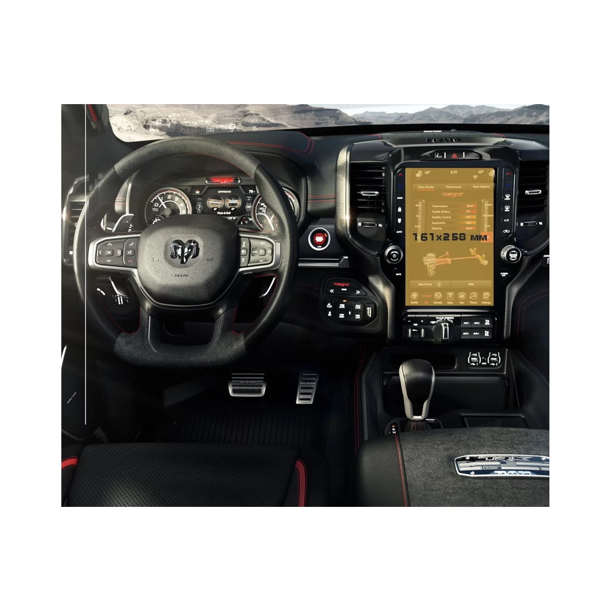 Dodge Ram TRX 2021 - Present Multimedia 12" ExtraShield Screeen Protector