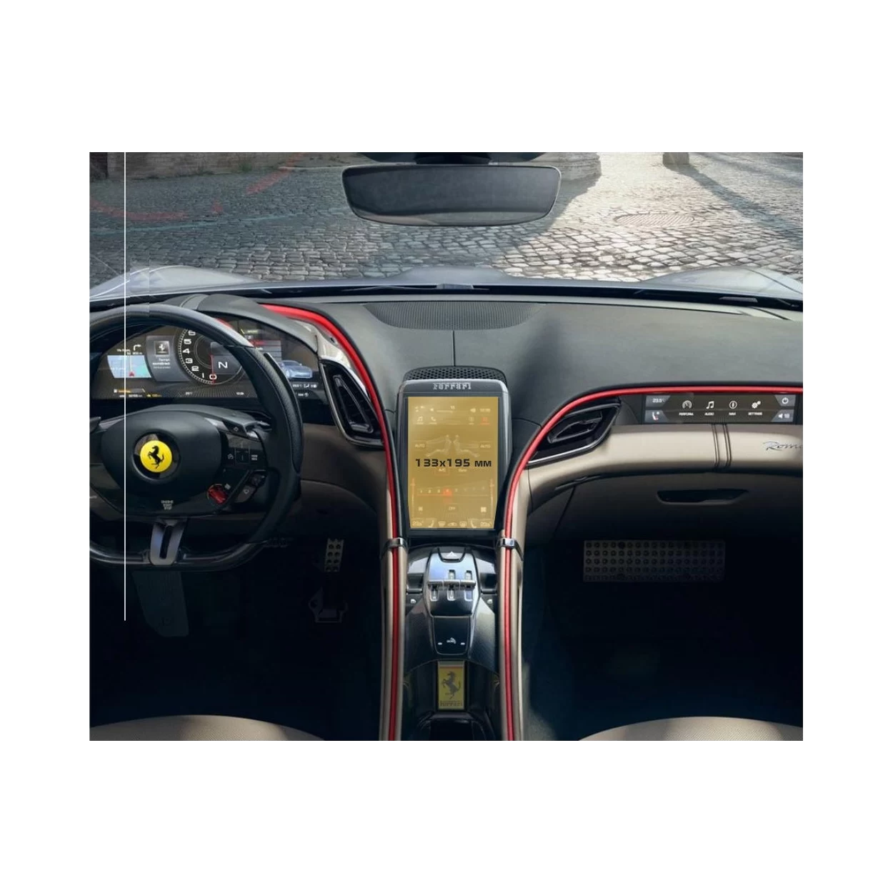 Ferrari Roma 2019 - Present Multimedia 8,4" ExtraShield Screeen Protector