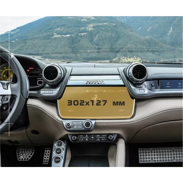 Ferrari GTC4Lusso 03.2016 - Present Full color LCD monitor 10,25" ExtraShield Screeen Protector