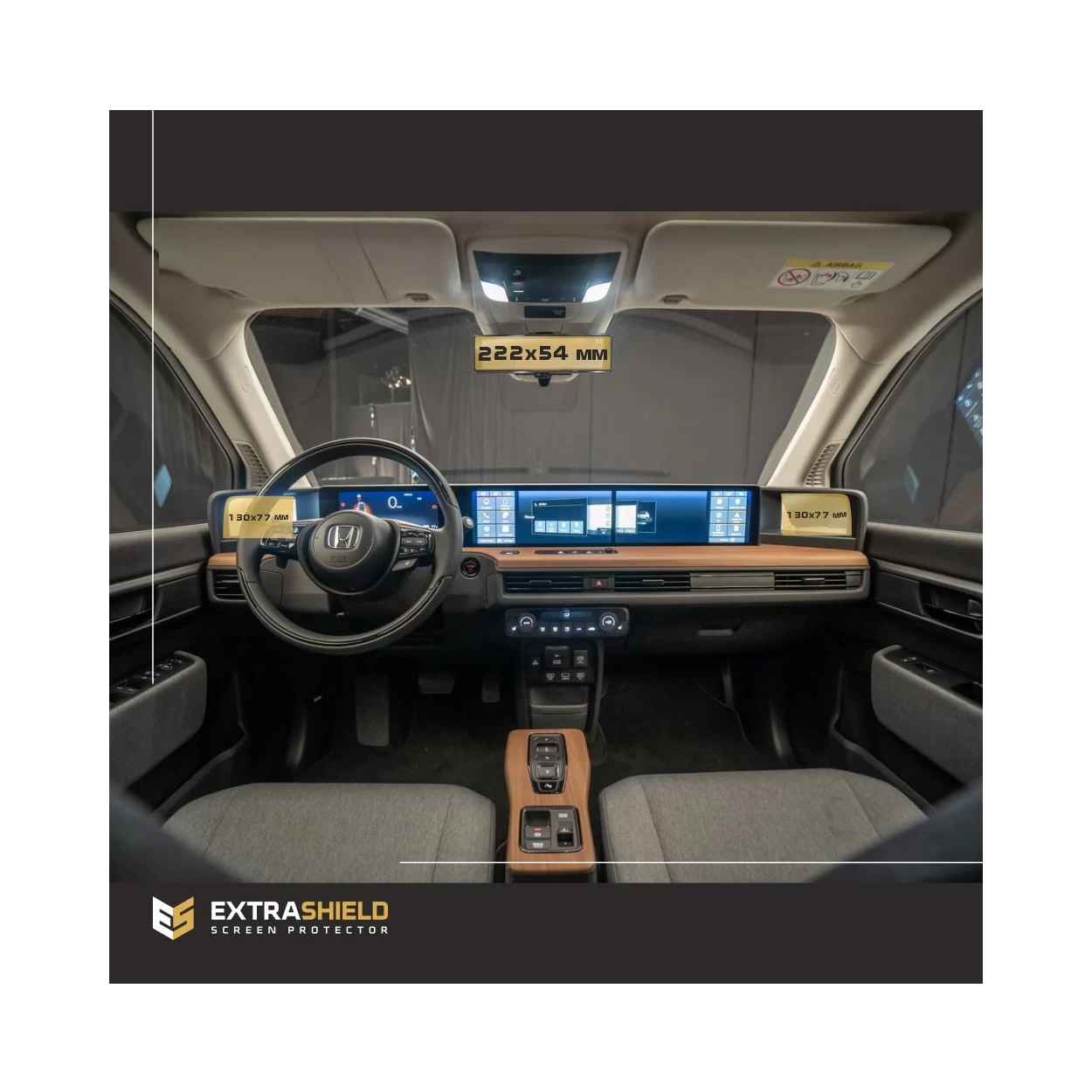 Honda E 2019 - Present Rear view mirror, side mirror display (2 pcs,) ExtraShield Screeen Protector