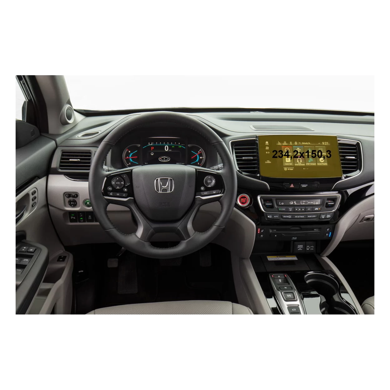 Honda Pilot 2016 - Present Multimedia Honda Connect 8" ExtraShield Screeen Protector