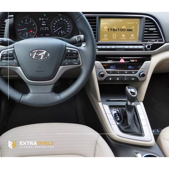 Hyundai Elantra 2018 - Present Multimedia 8" ExtraShield Screeen Protector