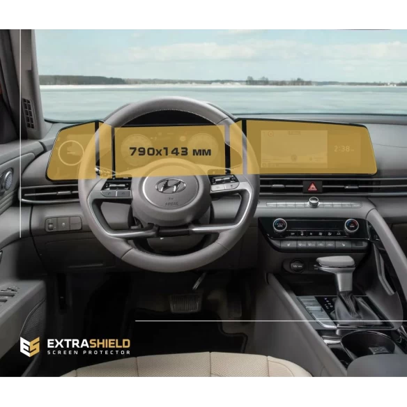 Hyundai Elantra 2020 - Present Multifunctional system 10,25" ExtraShield Screeen Protector