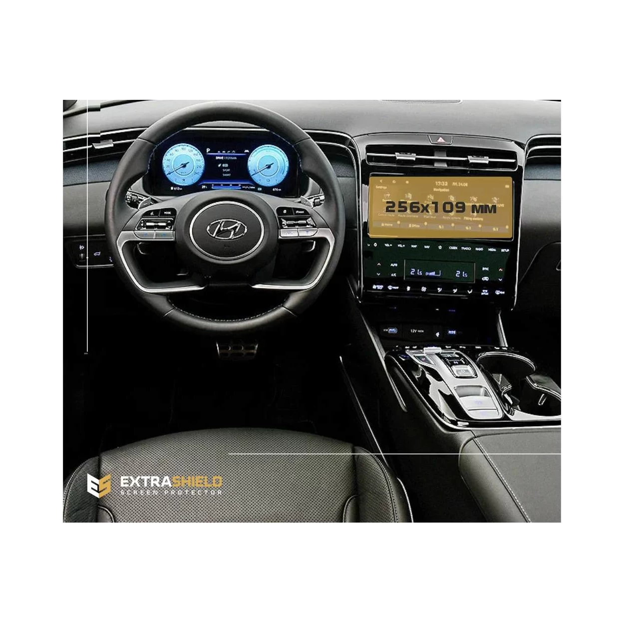 Hyundai Tucson 2021 - Present Multimedia 10,25" ExtraShield Screeen Protector