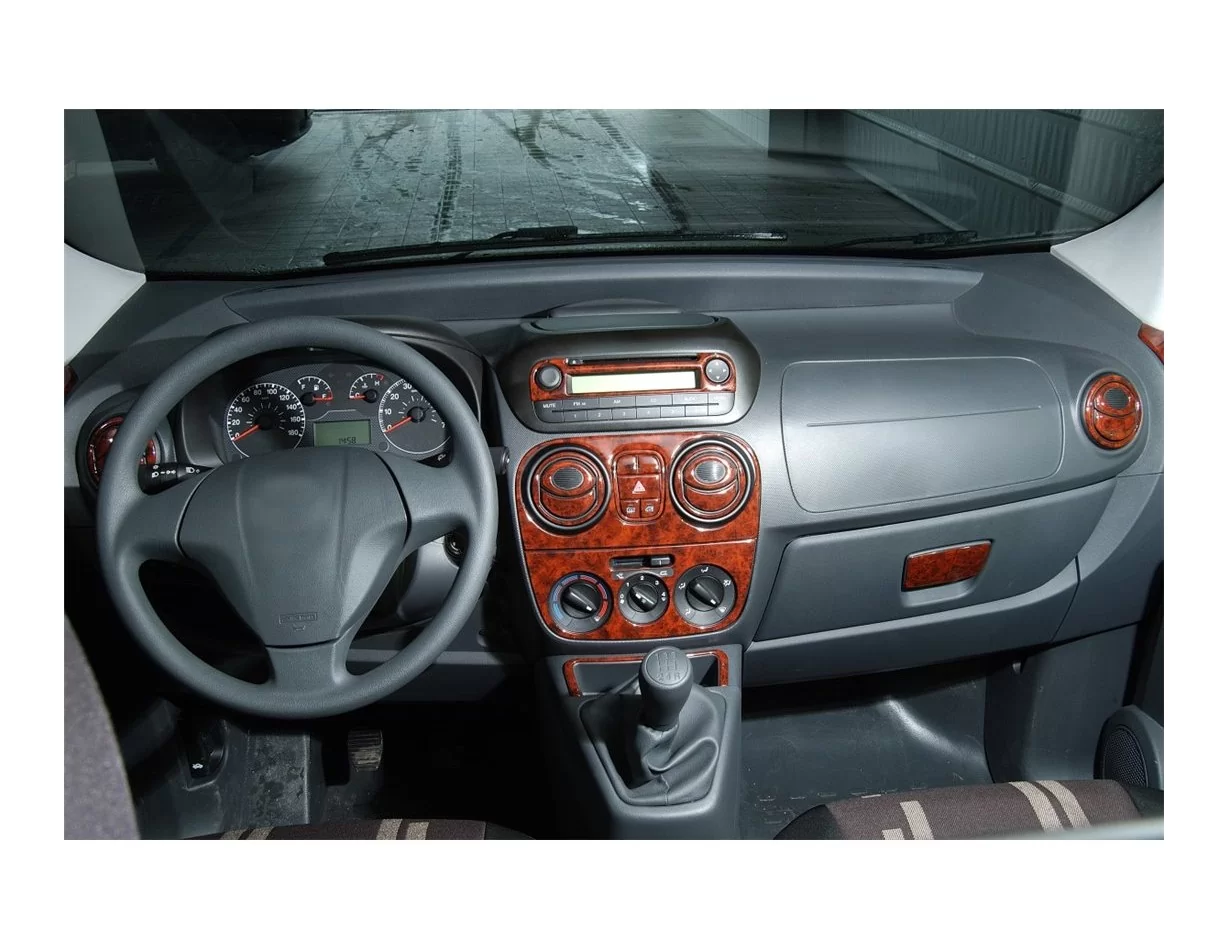 Citroen Nemo 01.2008 3D Interior Dashboard Trim Kit Dash Trim Dekor 27-Parts - 1 - Interior Dash Trim Kit