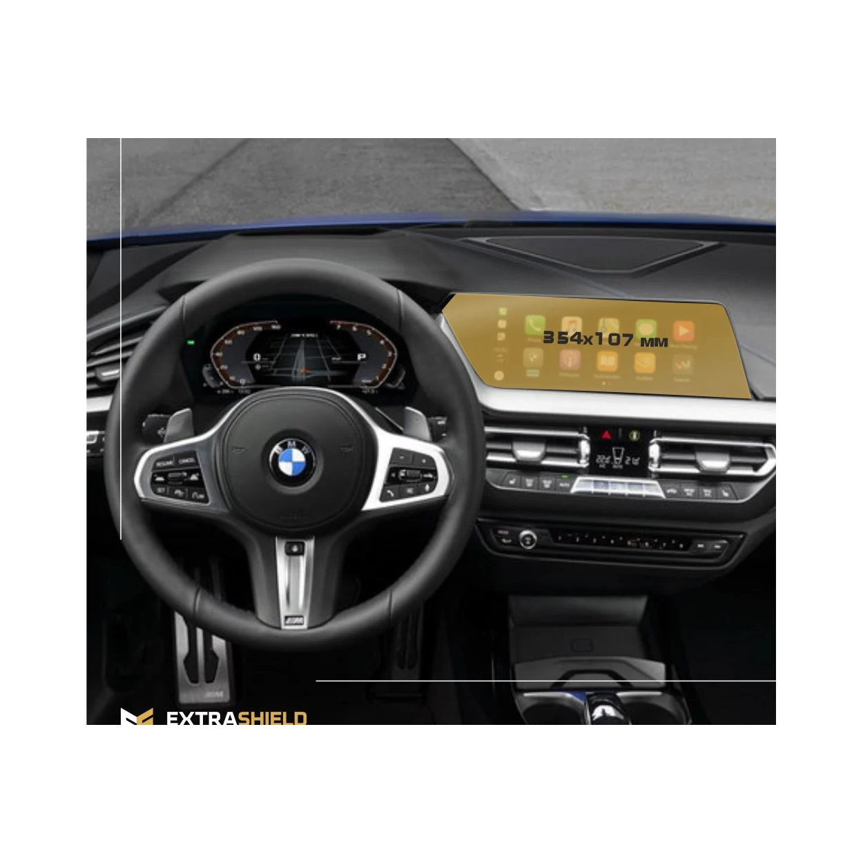 BMW 1 Series (F40) 2019 - Present Multimedia 10,25" ExtraShield Screeen Protector